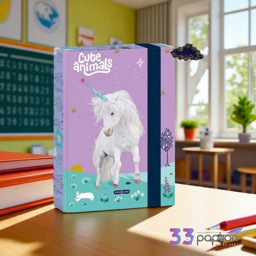 Ars Una A5 Füzetbox 25' Cute Animals Unicorn 50864485 prémium minőség