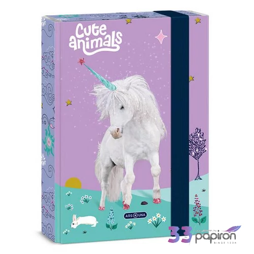 Ars Una A5 Füzetbox 25' Cute Animals Unicorn 50864485 prémium minőség