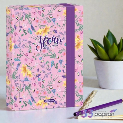 Ars Una A5 Füzetbox 22' Fleur virág 50863662 prémium minőség