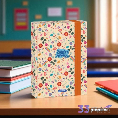 Ars Una A5 Füzetbox 23' Flower Power 50862603 prémium minőség