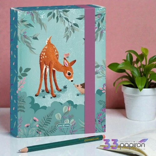 Ars Una A5 Füzetbox 24' My Secret Garden őzike 50863396 prémium minőség