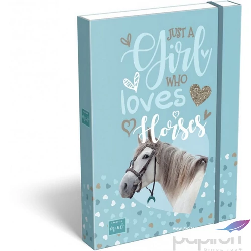 Füzetbox A5 Lizzy Mici Just A Girl Who Loves Horses Lizzy kollekció