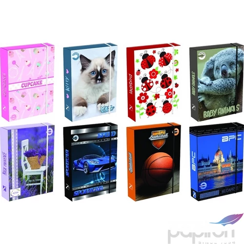 FüzetboxA/5 T-Creativ Kemény karton (1200 g-os) alapanyag nem választható vegyes mintával