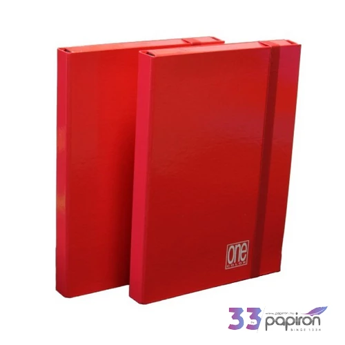 Füzetbox Blasetti A4 One Color (3cm) piros  5737