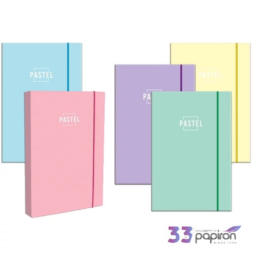 FüzetboxA4 30mm Pastelini