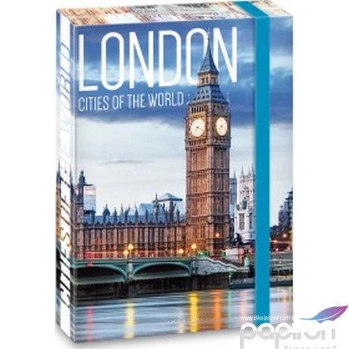 Füzetbox A5 Ars Una gumis Cities - London '19 90869273 prémium