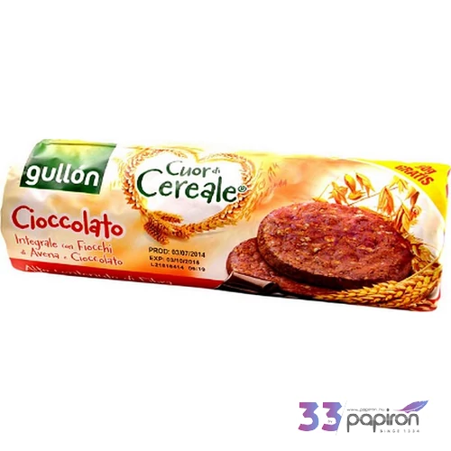 Gabonakeksz 280 g Gullon csokoládés KHE169