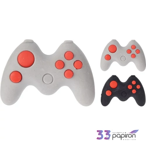 Radír Gamer fekete '24 57X36X11MM fekete szürke kpm