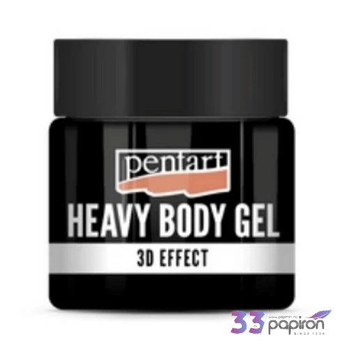 Gélpaszta fényes 50ml Pentart, sűrű fekete