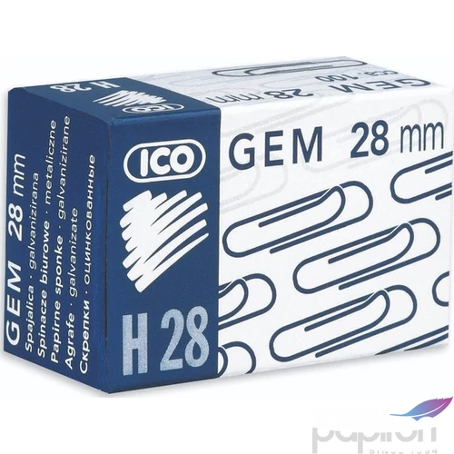 Gémkapocs 28mm H 28 ICO 100db magam minőségű anyagból gyártott