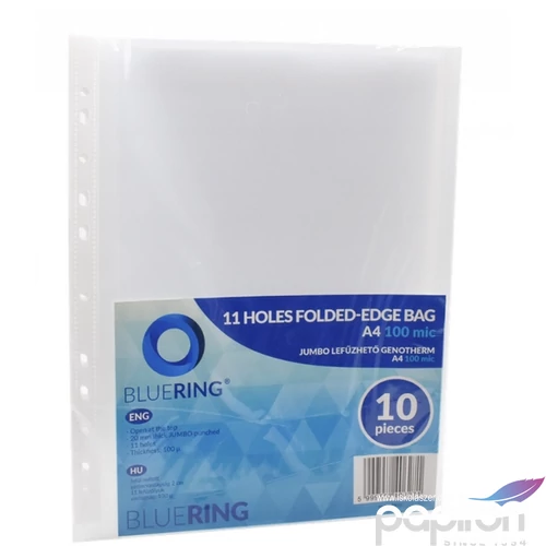 Genotherm A/4 fűzős Jumbo 100 A4 100mik. katalógustartó (10db/csomag) ár/db!!!
