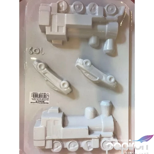 Gipszkiöntő forma normál - Mozdony 3 D