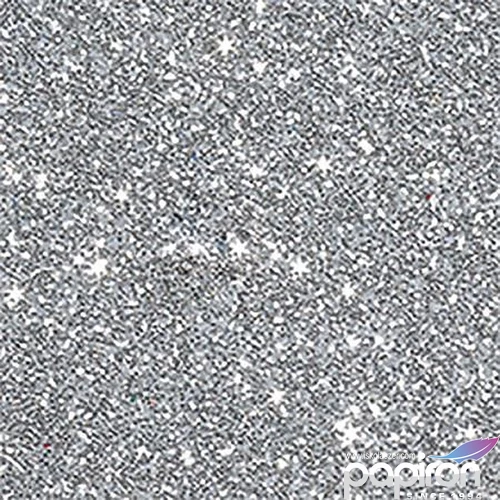 Glitterkarton A4 220 g, ezüst 