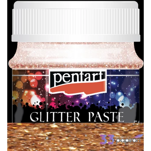 Glitterpaszta 50ml Pentart réz