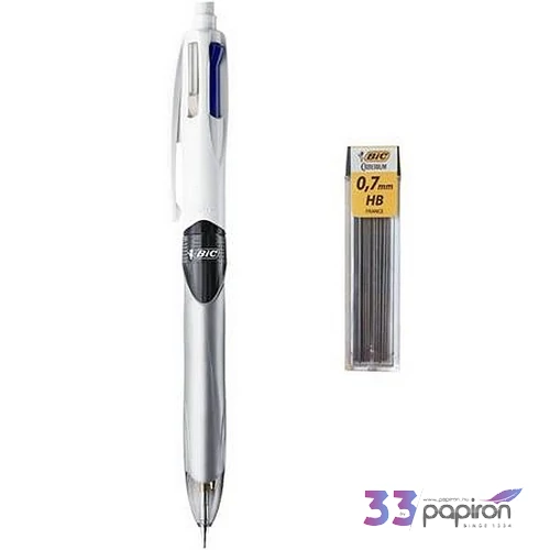 Golyóstol háromszínű nyomósirónna egyben BIC 4 Colours + grafitbé