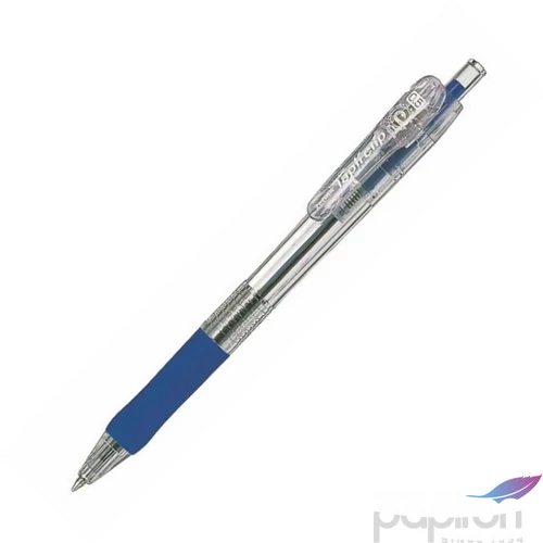 Golyóstoll 0,21mm Zebra nyomógombos, Tapli Clip ECO, kék 
