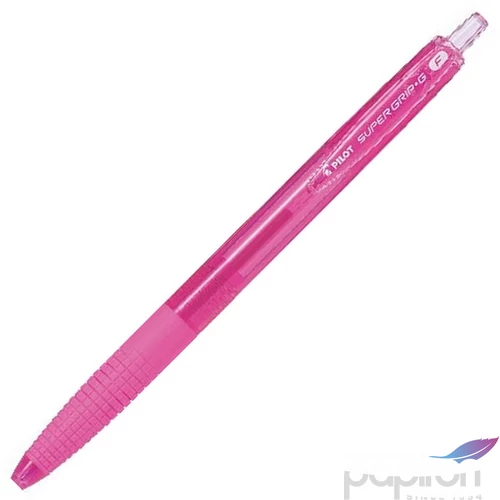 Golyóstoll 0,22mm Pilot nyomógombos, Super Grip G, rózsaszín 