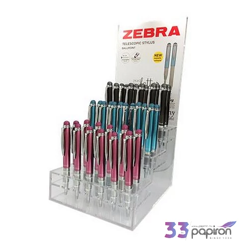 Golyóstoll 0,24 mm teleszkópos rozsdamentes acél ZEBRA Telescopic Metal Stylus