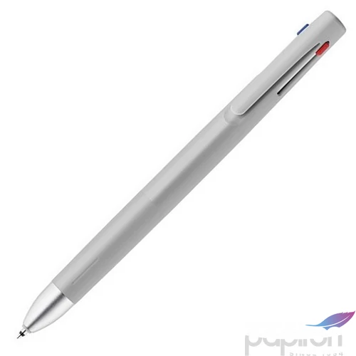 Golyóstoll 0,24mm Zebra nyomógombos, háromszínű, bLen 3C szürke test