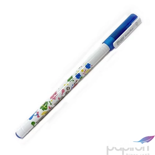 Golyóstoll 0,3mm Flexoffice kupakos, Monstar, kék 