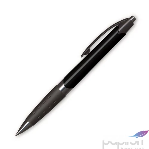 Golyóstoll 0,4mm Granit nyomógombos,vegyes színű test, D510, kék 