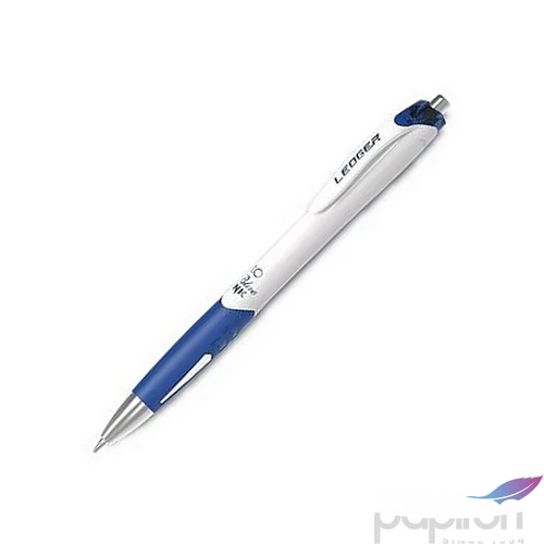 Golyóstoll 0,5mm Flexoffice nyomógombos,  Ledger, kék 