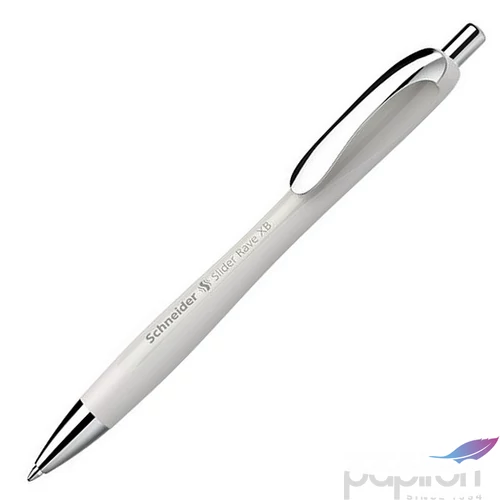 Golyóstoll 0,7mm Schneider nyomógombos,Slider Rave XB, ezüst szürke 