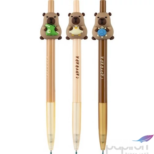 Golyóstoll Capybara figurával 0,5mm kék 1db/ár 81236
