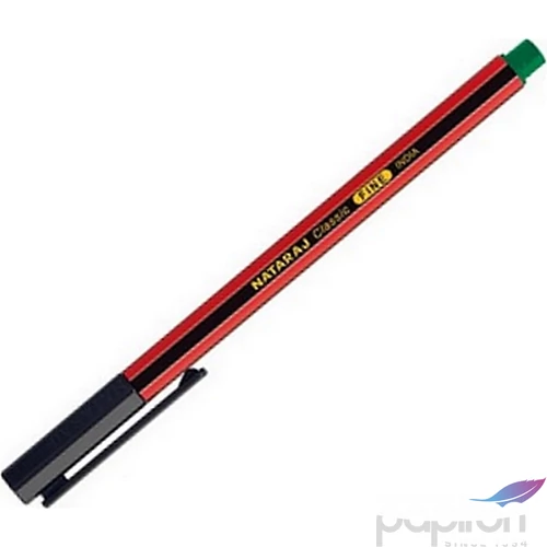 Tűfilc Nataraj F 0.5mm zöld színű tinta, eldobható tűhegyü zöld Classic Ballpoint Pen