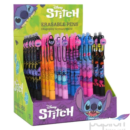 Golyóstoll radírozható StitchBlack kék Colorino