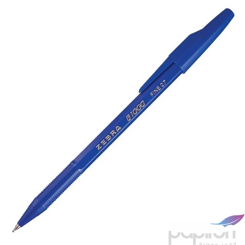 Golyóstoll Zebra B1000 kupakos kék, 0,7mm