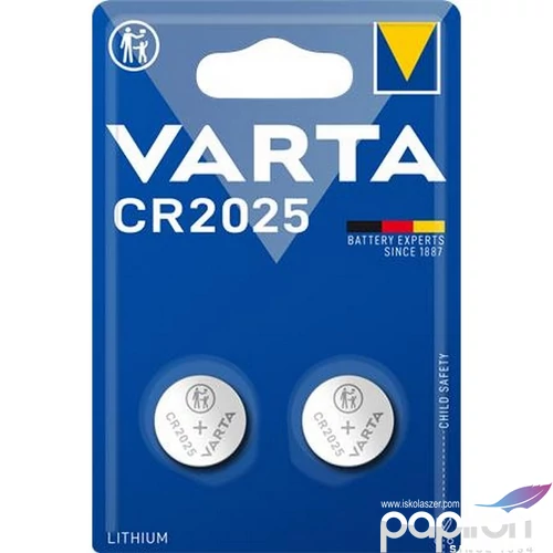 Gombelem Varta CR2025, 2 db VECR2025D