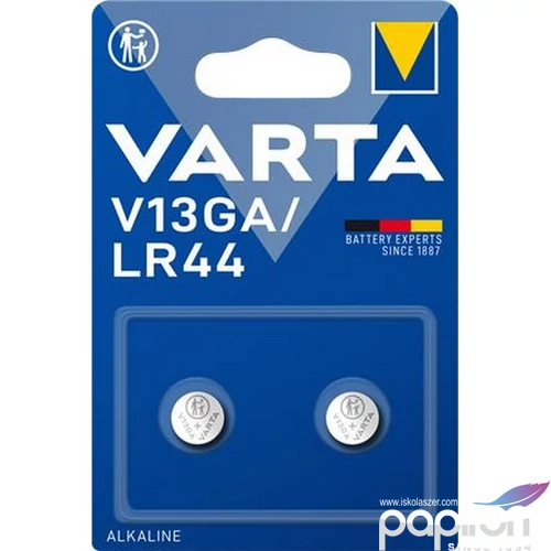 Gombelem Varta V13GA/LR44/A76, 2 db VEV13GA1