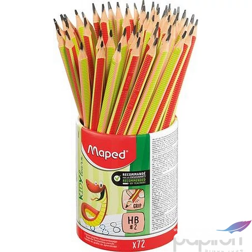 Grafitceruza HB Maped Írástanuló háromszögletű Kidy Learn