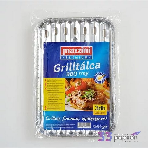 Grilltálca 3db MAZZINI