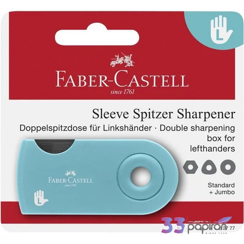 Faber Castell hegyező Sleeve dupla tartályos balkezes 2025