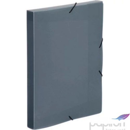 Gumia mappa A4 VIQUEL Coolbox 30mm PP műanyag áttetsző füst Iratrendezés VIQUEL 021338-09