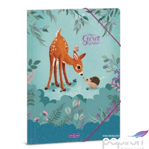 Gumis mappa A4 Ars una 24' My Secret Garden (5339) őzike 50213399