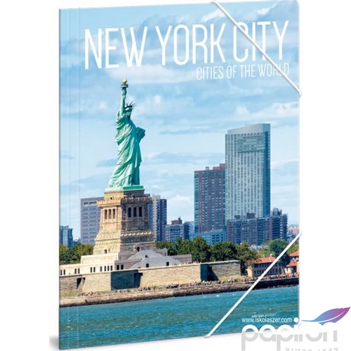 Gumis mappa A4 Ars Una Cities-New York 21' 50211104 prémium