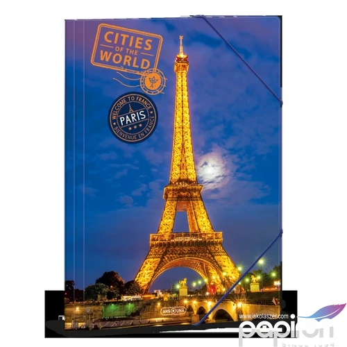 Gumis mappa A4 Ars Una Cities-Paris (5313) 23 50213139 prémium