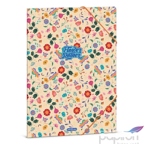 Gumis mappa A4 Ars Una Flower Power (5260) 23 50212606 prémium