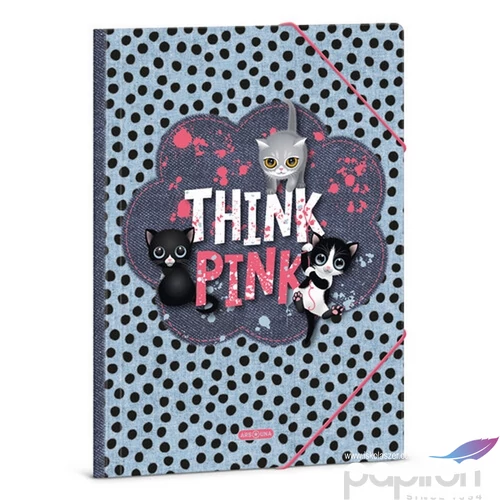 Gumis mappa A4 Ars Una Think Pink (5285) 23 50212859 prémium
