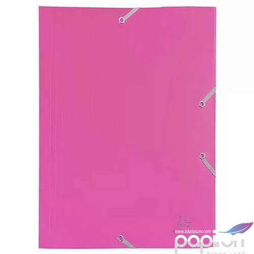 Gumis mappa A4 exacompta ECO maxi rózsaszín 
