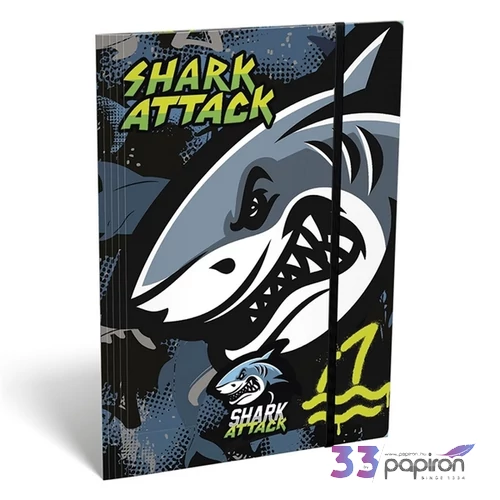 Gumis mappa A4 Lizzy 26 Shark Attack 