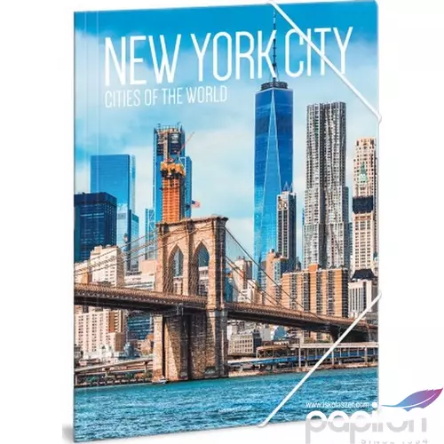 Gumis mappa A4 New York 20' Cities-New York - Ars Una kollekció 50210428 prémium, gumis dosszié
