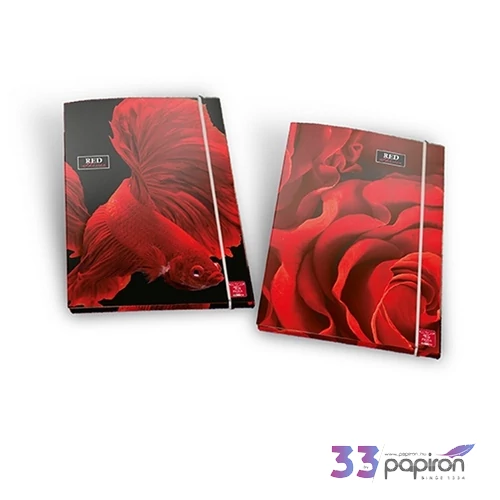 Gumis mappa A/4 Pigna Red Shiver 02303463L