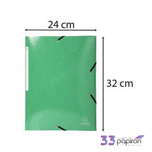 Gumis mappa karton A4 EXACOMPTA 