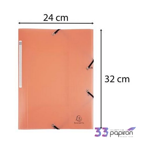 Gumis mappa PP A4 EXACOMPTA 