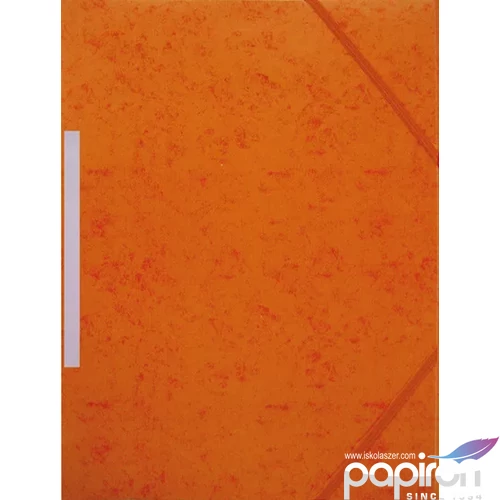 Gumis mappa A/4 narancssárga prespán mintás OfficeArt