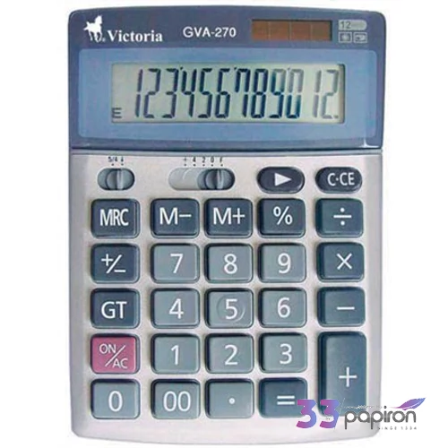 Számológép Victoria GVA-270 Asztali számológép 12 digites Victoria KT-270